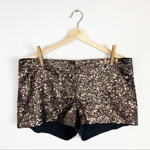 NWOT Express Sequin Stretchy Shorts Embellished 12